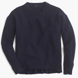 J. Crew Oversized Tunic Sweater-Navy